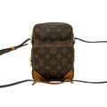 Louis Vuitton Brown Leather Pvc Pochette Shoulder Bag