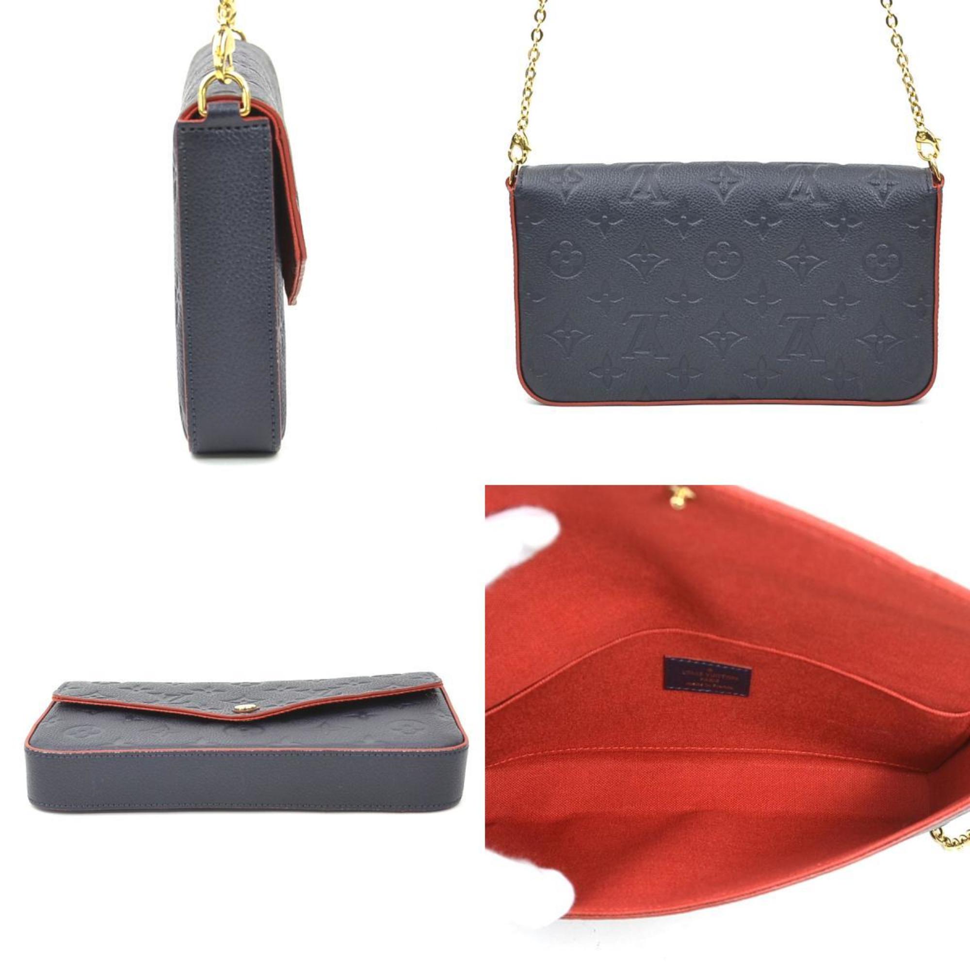 Louis Vuitton Navy Monogram Empreinte Pochette Shoulder Bag