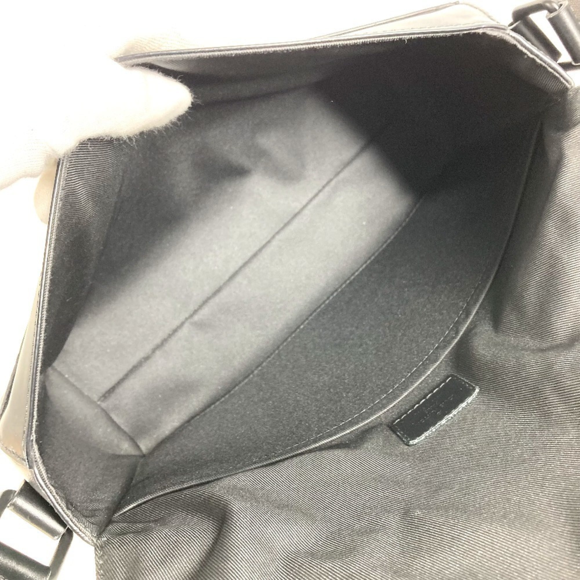 Louis Vuitton Monogram Shadow Black Monogram Shadow Messenger Bag Shoulder Bag