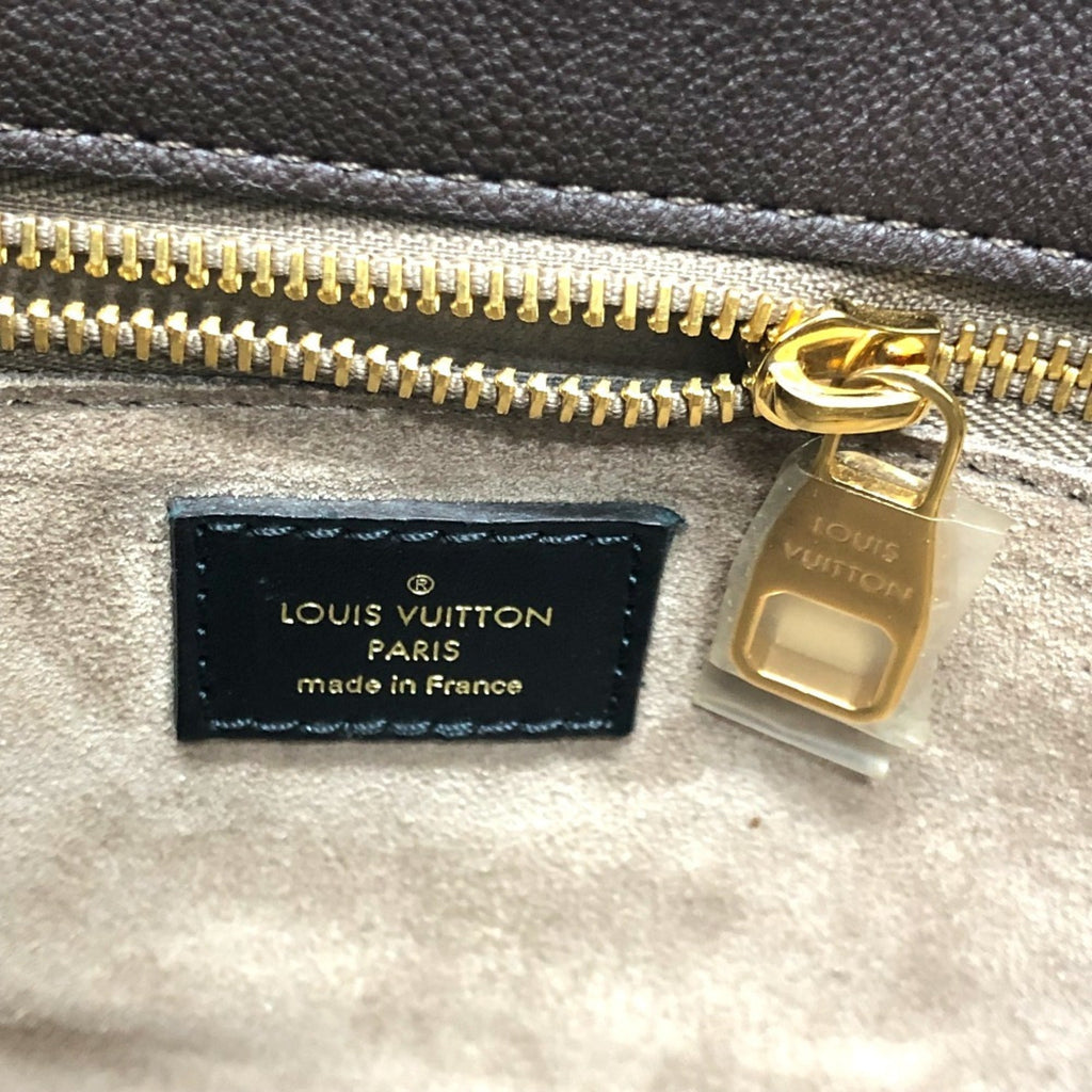 Louis Vuitton Brown Chocolat Monogram Canvas Cuir Ombre Leather Handbag