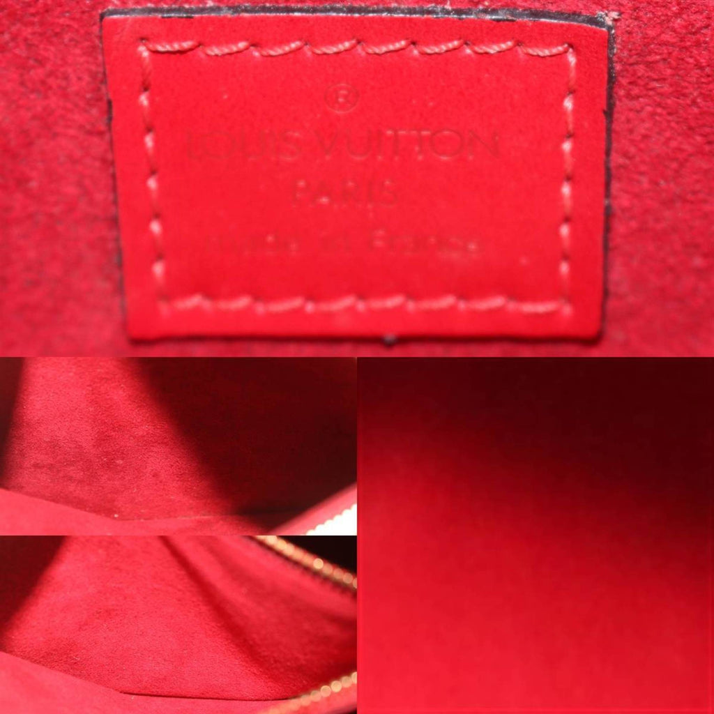 Louis Vuitton Red Color Leather Handbag