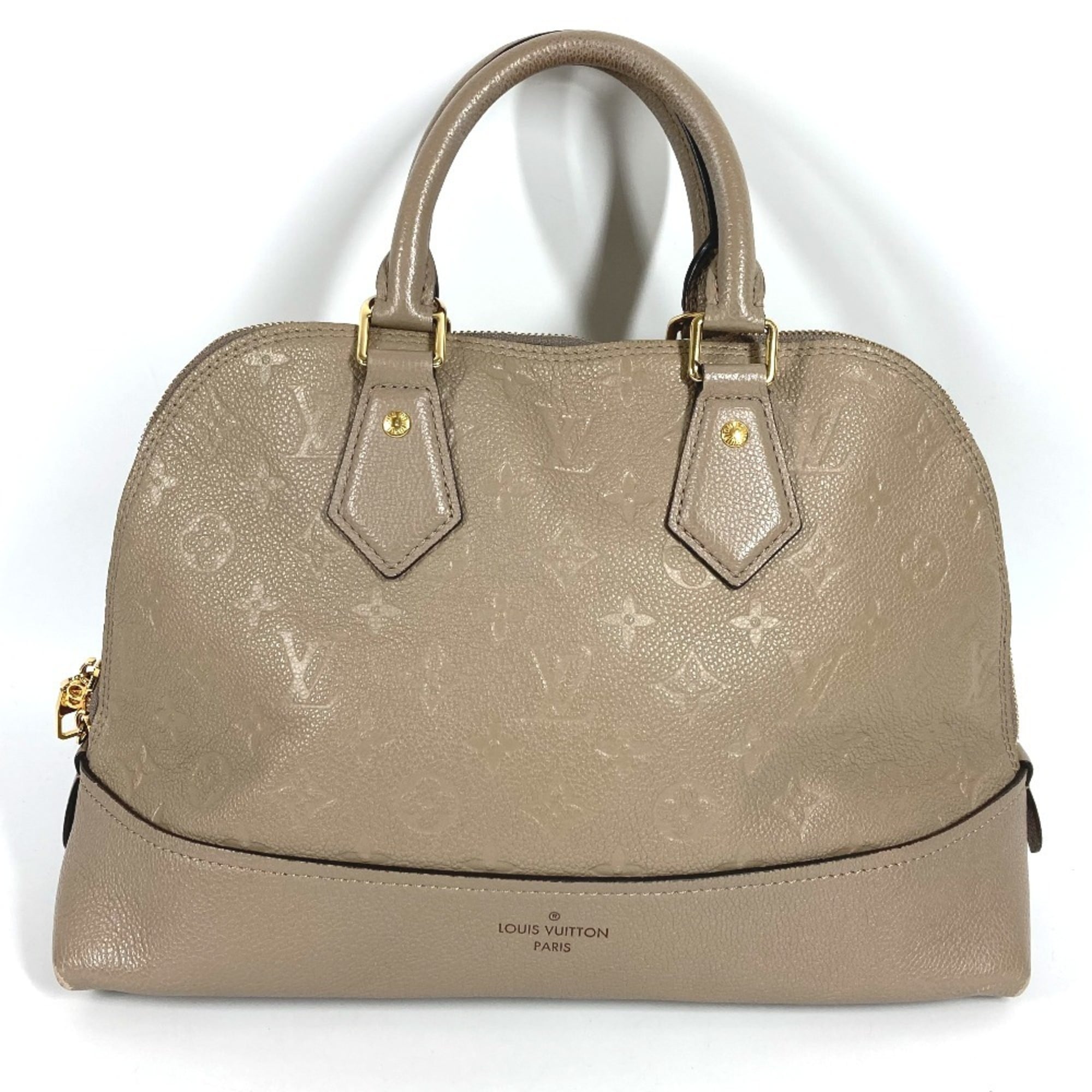 Louis Vuitton Beige Monogram Empreinte Leather Handbag Tote Bag