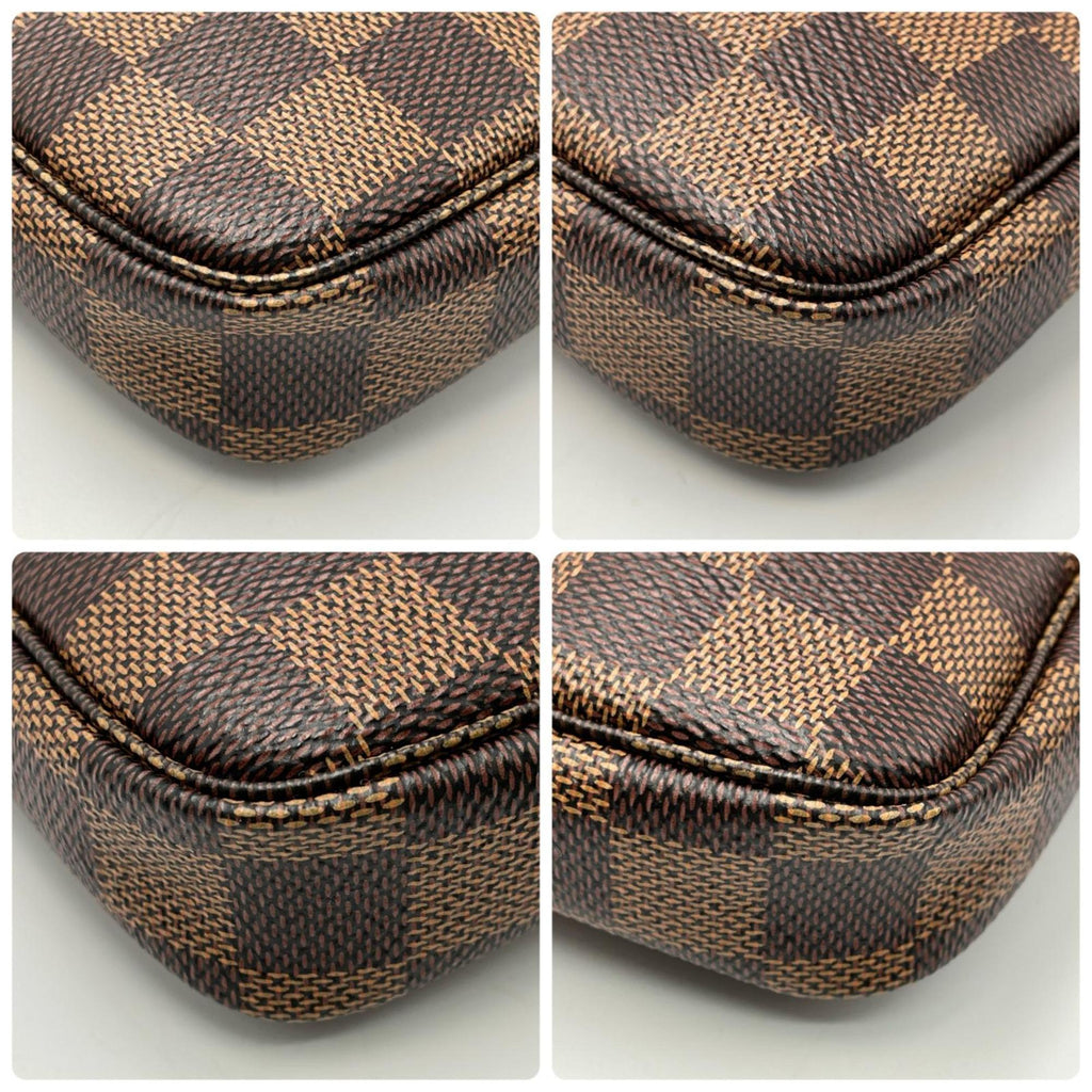 Louis Vuitton Brown Damier Canvas Pochette Pouch
