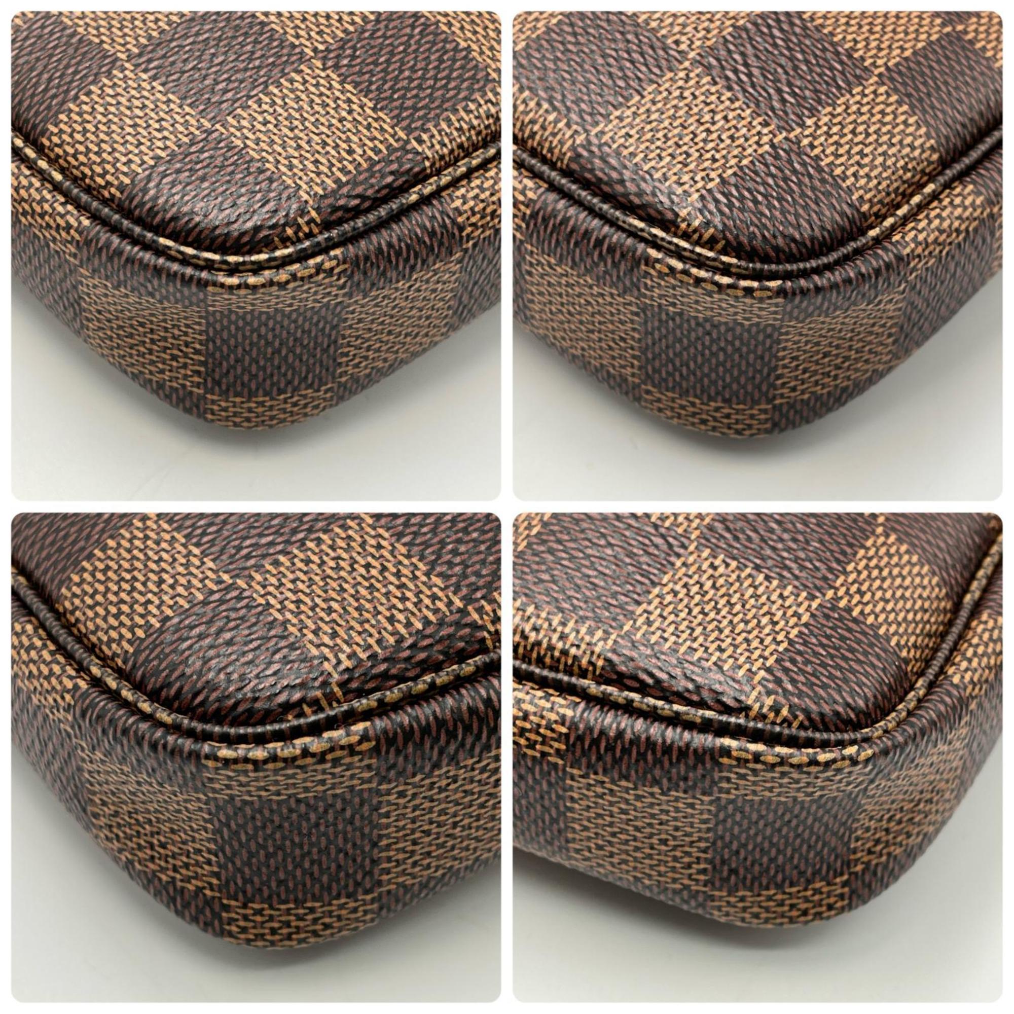 Louis Vuitton Brown Damier Canvas Pochette Pouch