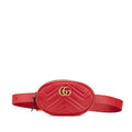 Gucci Gg Marmont Red Color Leather Sling Bag (Pre-Owned)