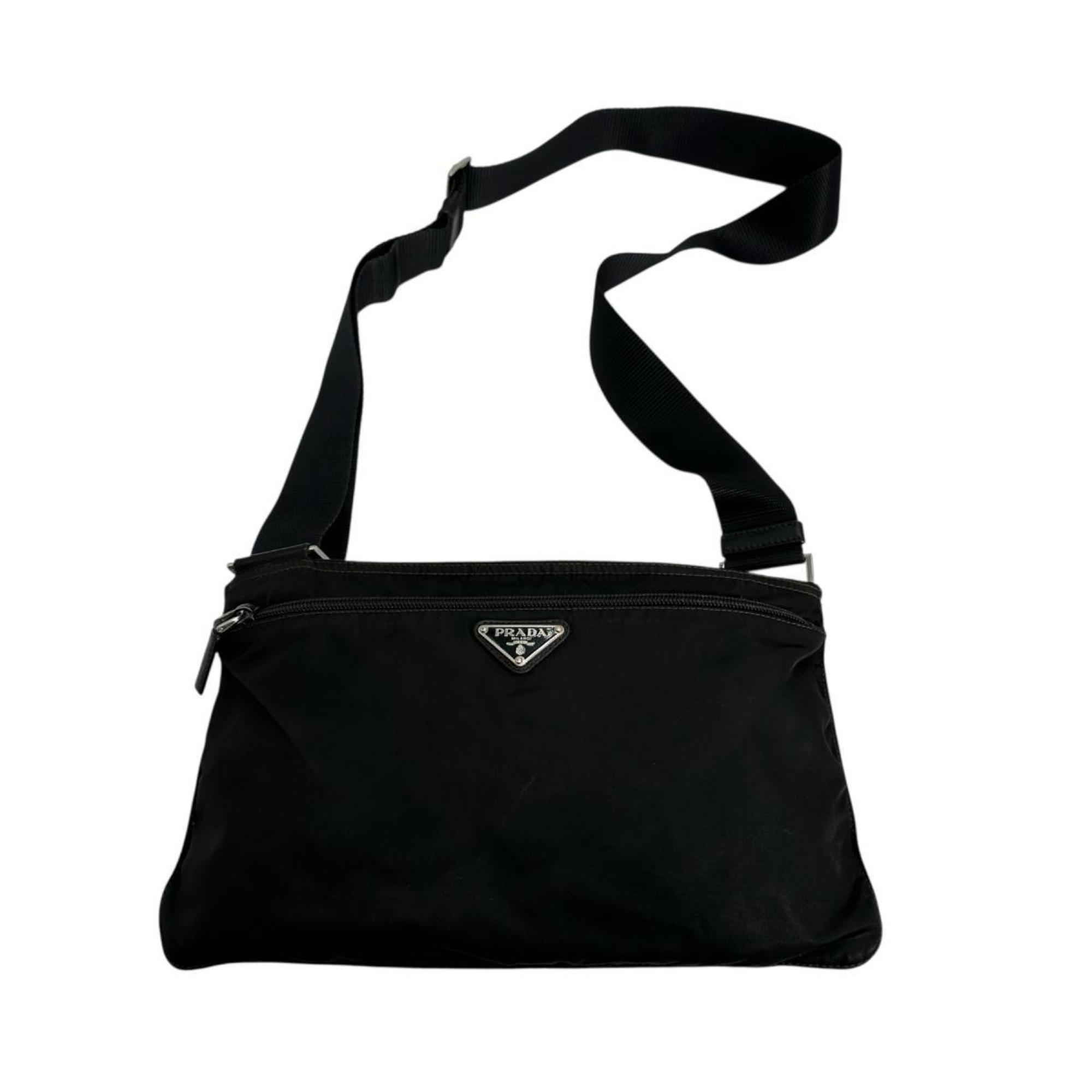 Prada Black Nylon Shoulder Bag Sling Bag