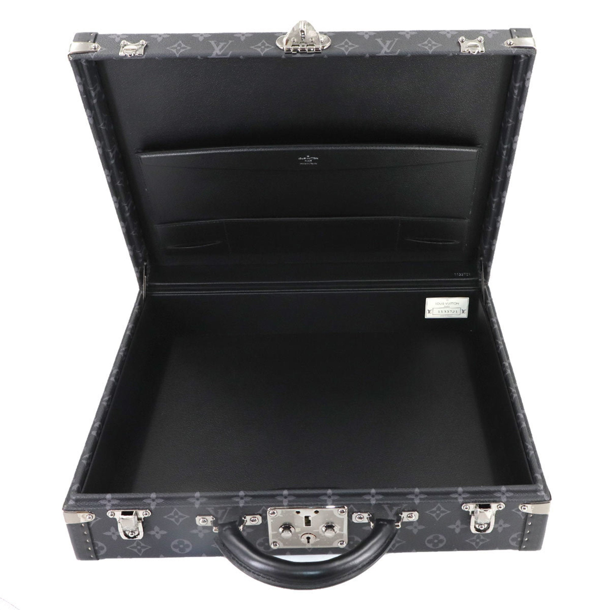 Louis Vuitton Black Monogram Eclipse Monogram Eclipse Attaché Case Briefcase Handbag