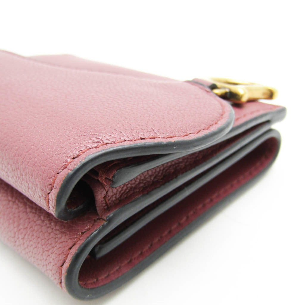 Christian Dior Dusty Pink Leather Wallet (Tri-Fold) (Pre-Owned)