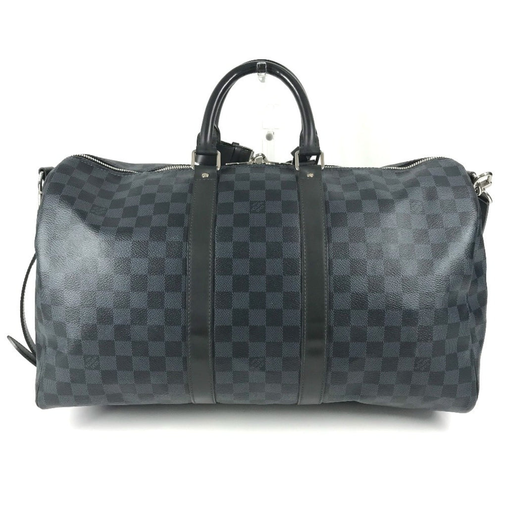 Louis Vuitton Damier Cobalt Navy Canvas Boston Bag Shoulder Bag