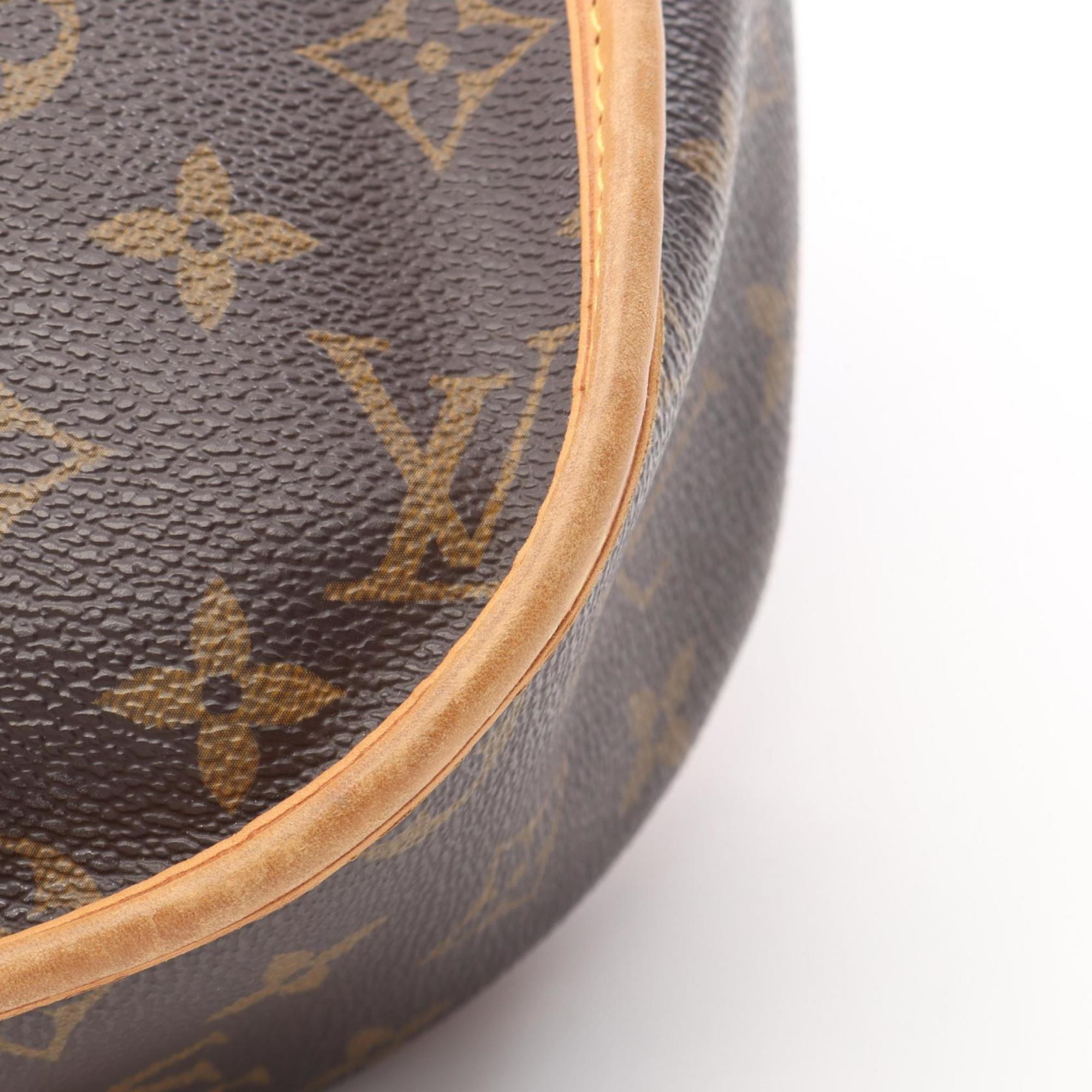 Louis Vuitton Brown Coated Canvas Pvc Monogram Leather Shoulder Bag