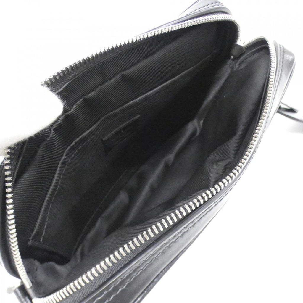 Louis Vuitton Black Leather Shoulder Bag