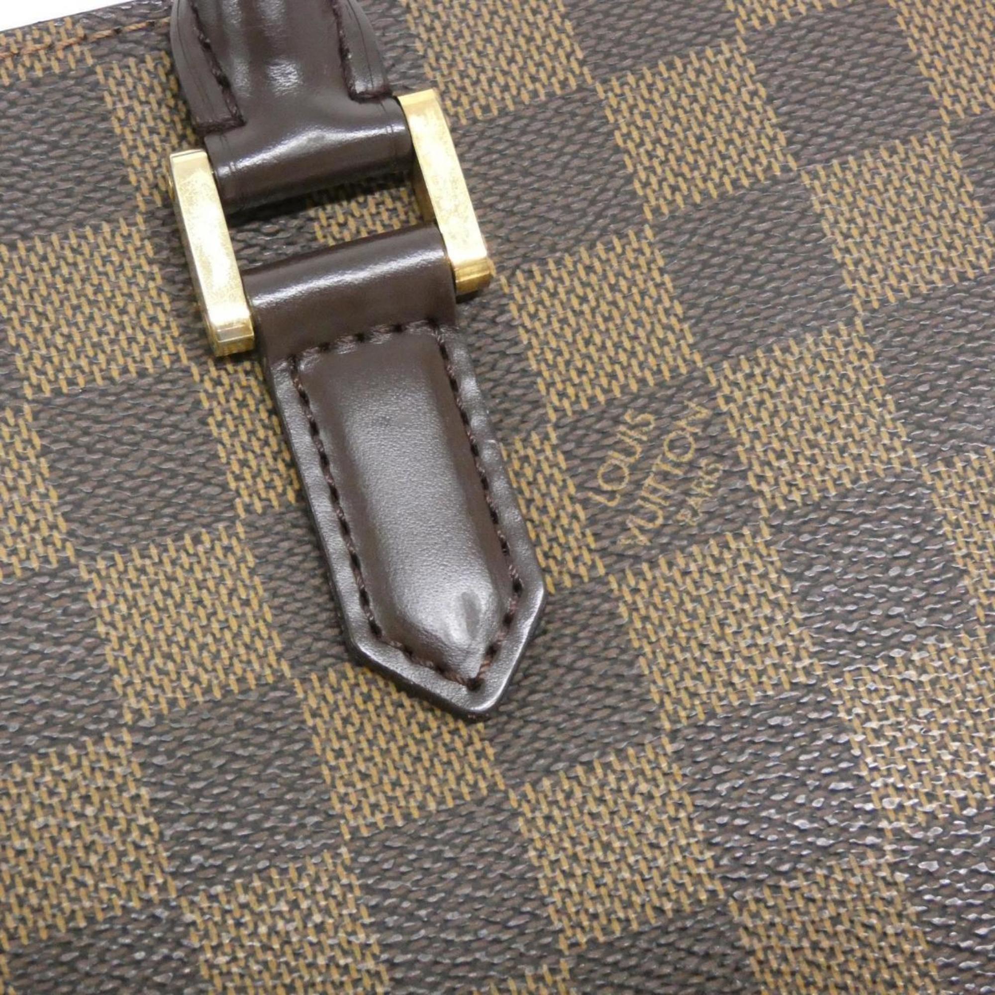 Louis Vuitton Ebene Coated Canvas Handbag