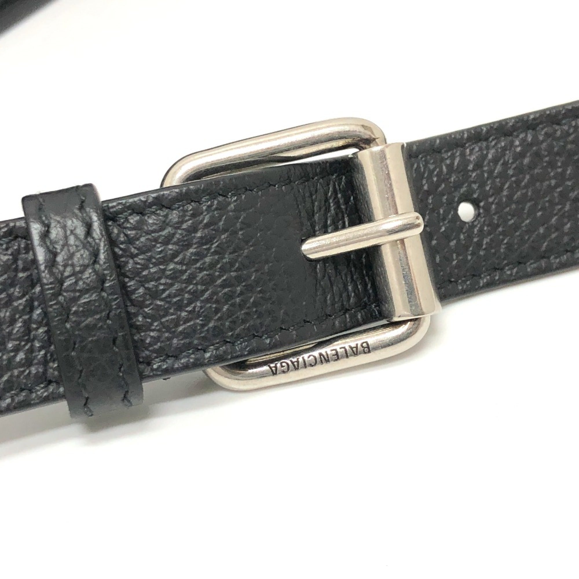 Balenciaga Black Leather Shoulder