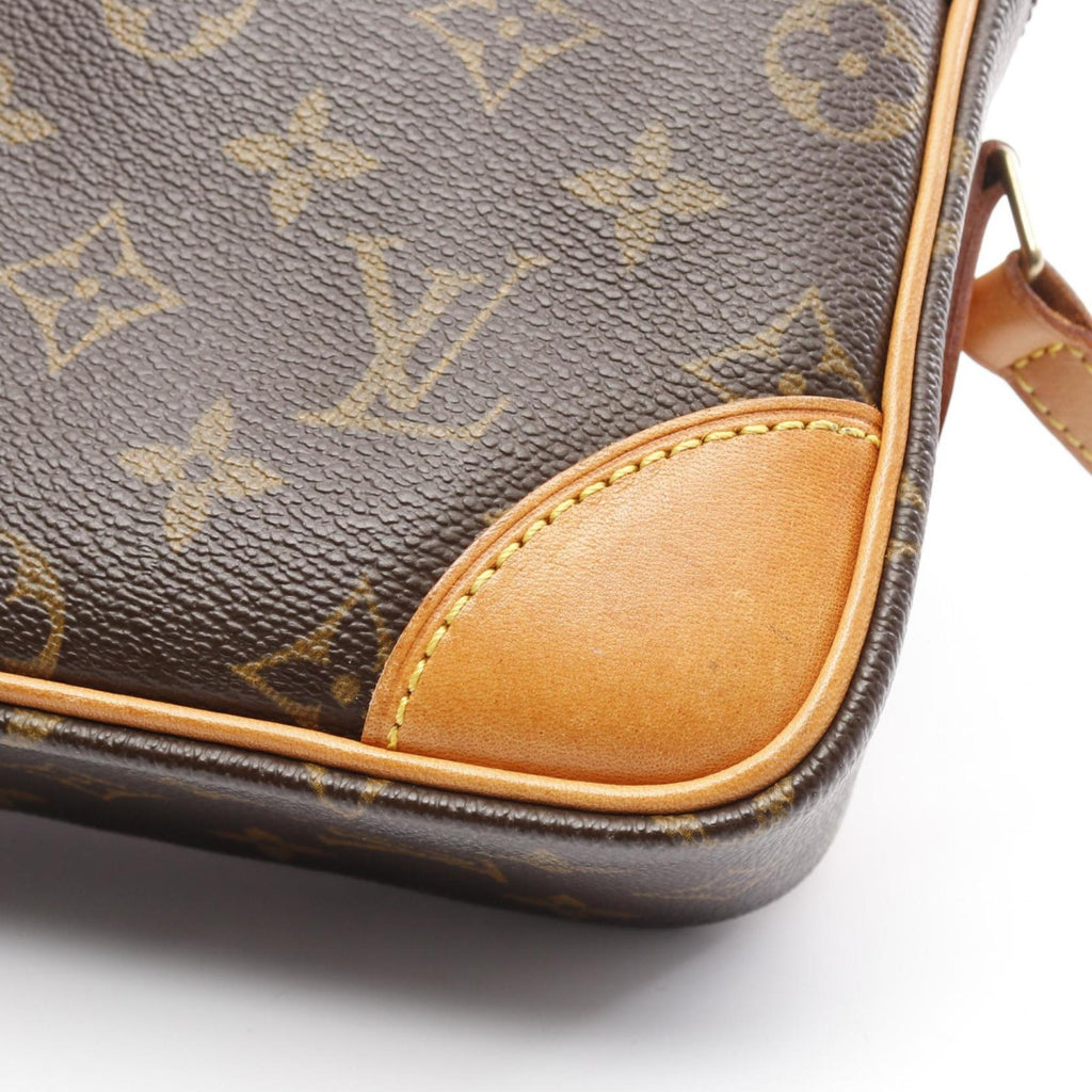 Louis Vuitton Brown Coated Canvas Shoulder Bag