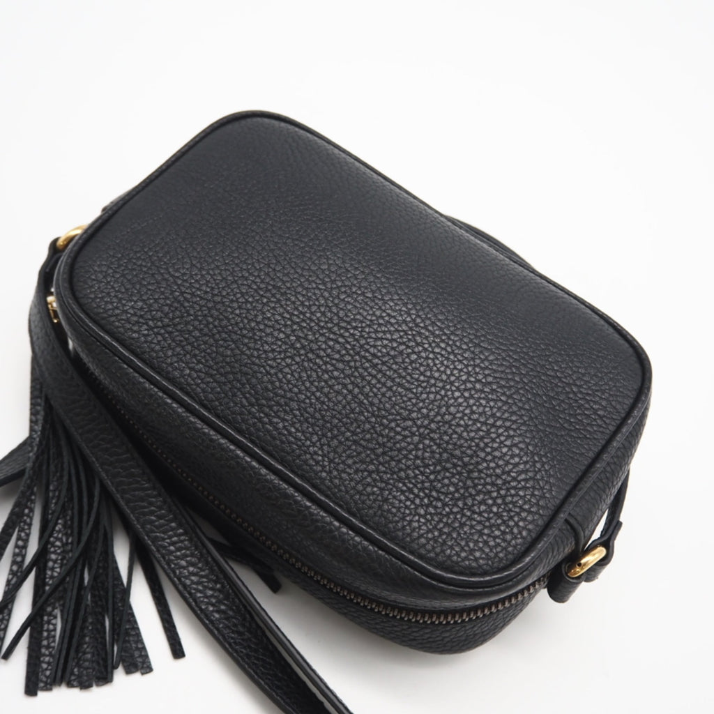 Gucci Black Leather Shoulder Bag (Pre-Owned)