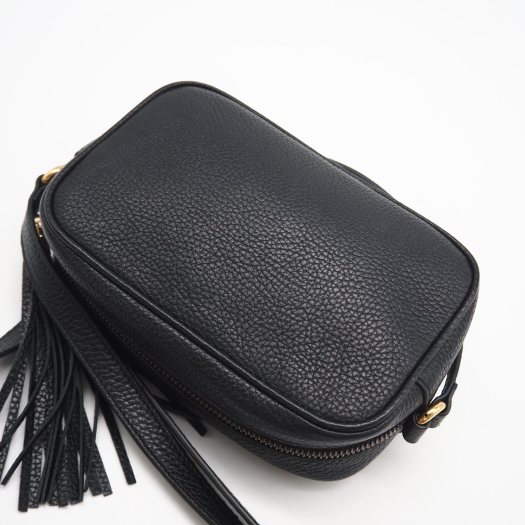 Gucci Black Leather Shoulder Bag (Pre-Owned)