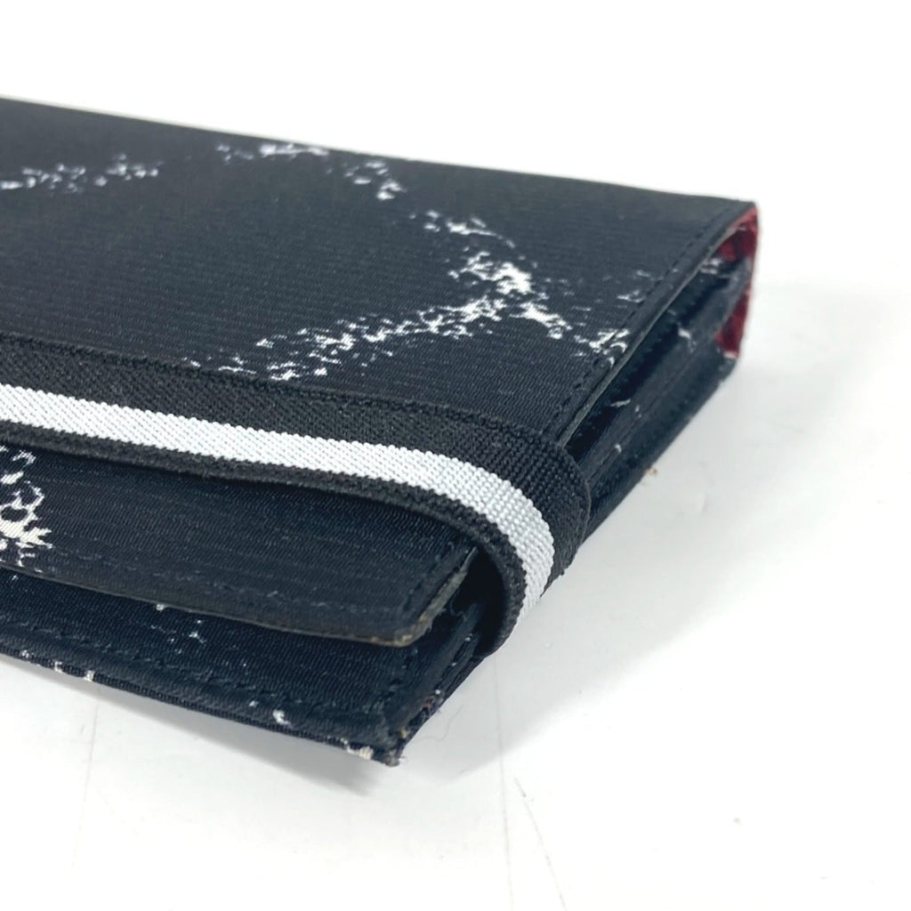 Chanel Black Nylon Long Wallet (Bi-Fold)
