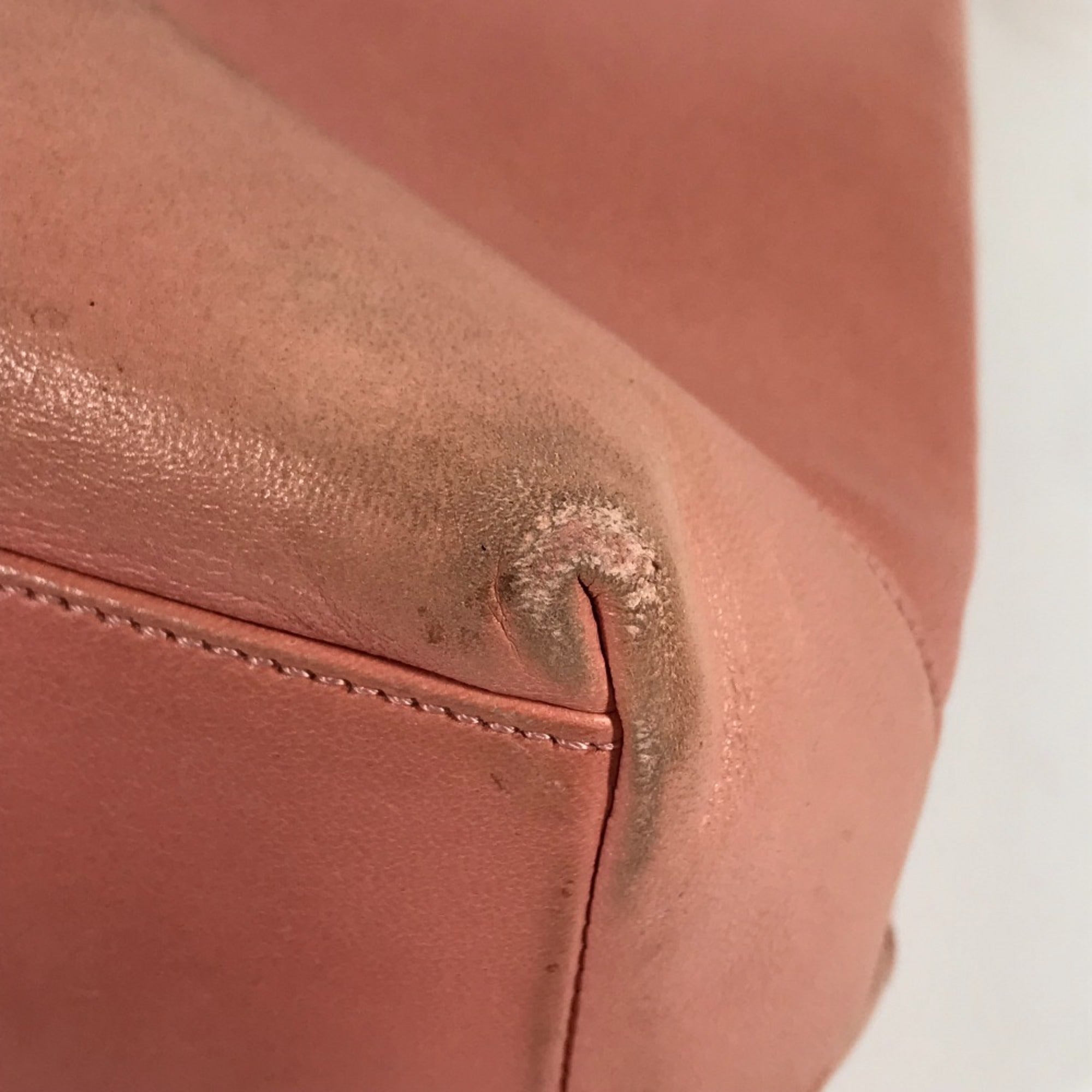 Chanel Pink Leather Shoulder Bag Tote Bag
