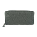 Louis Vuitton Black Leather Long Wallet