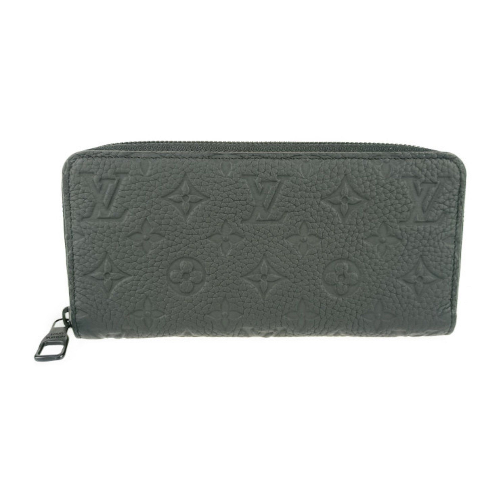 Louis Vuitton Black Leather Long Wallet