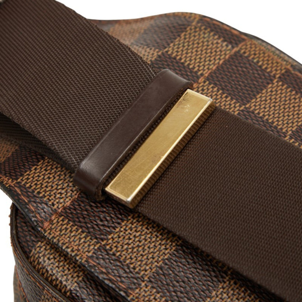 Louis Vuitton Damier Brown Pvc Leather Shoulder Bag Sling Bag