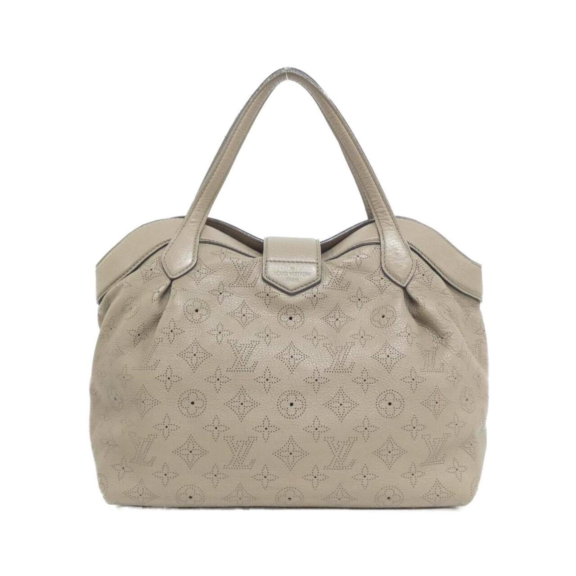 Louis Vuitton Mahina Taupe Leather Handbag