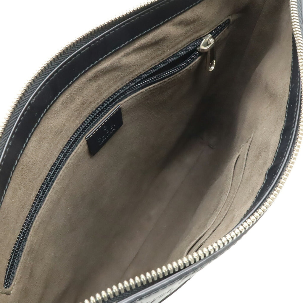 Gucci Black Leather Shoulder Bag (Pre-Owned)