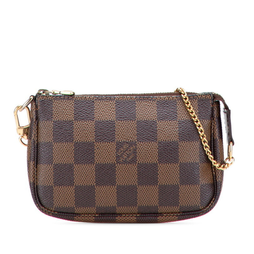 Louis Vuitton Damier Brown Pvc Leather Handbag Pochette