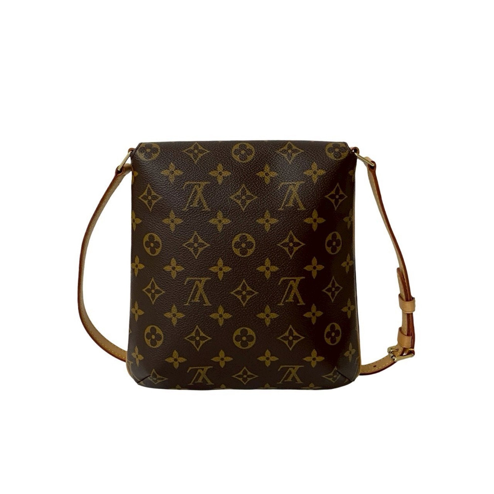 Louis Vuitton Brown Leather Pvc Shoulder Bag