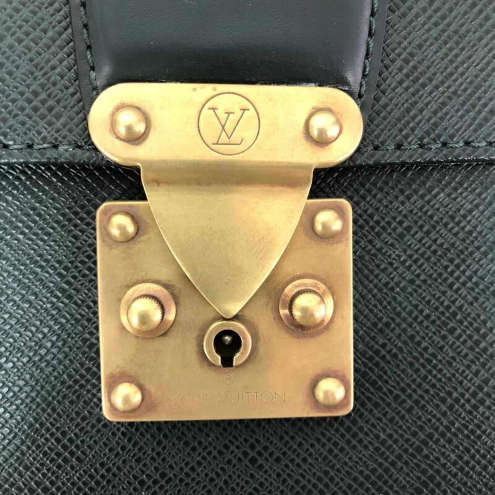 Louis Vuitton Taiga Green Briefcase