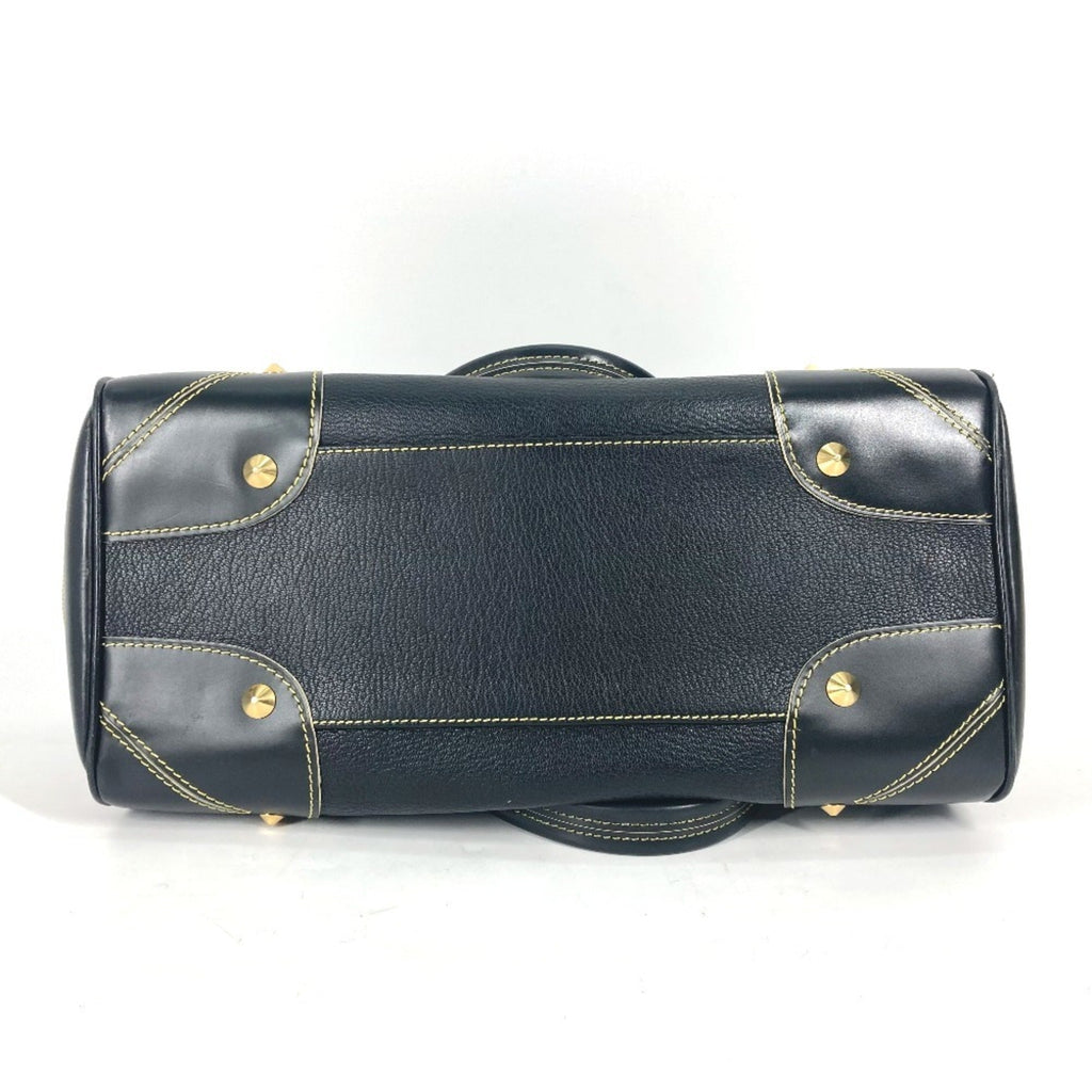 Louis Vuitton Black Noir Suhali Leather Handbag Shoulder Bag