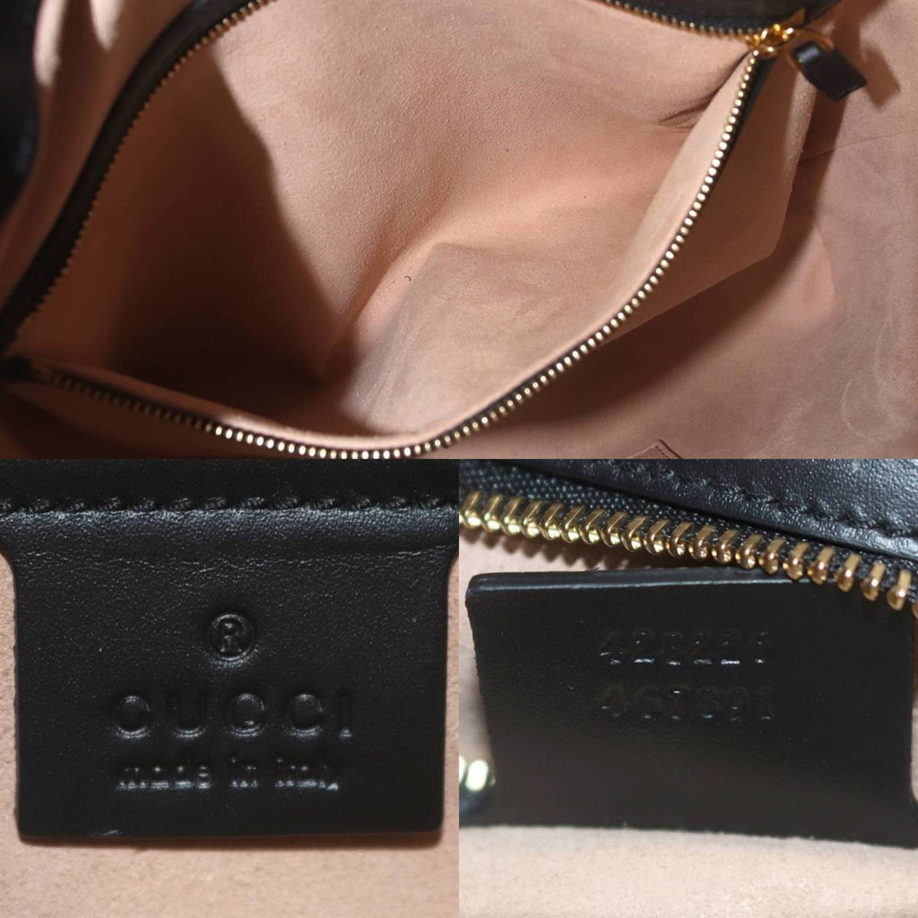 Gucci Black Handbag Shoulder Bag (Pre-Owned)