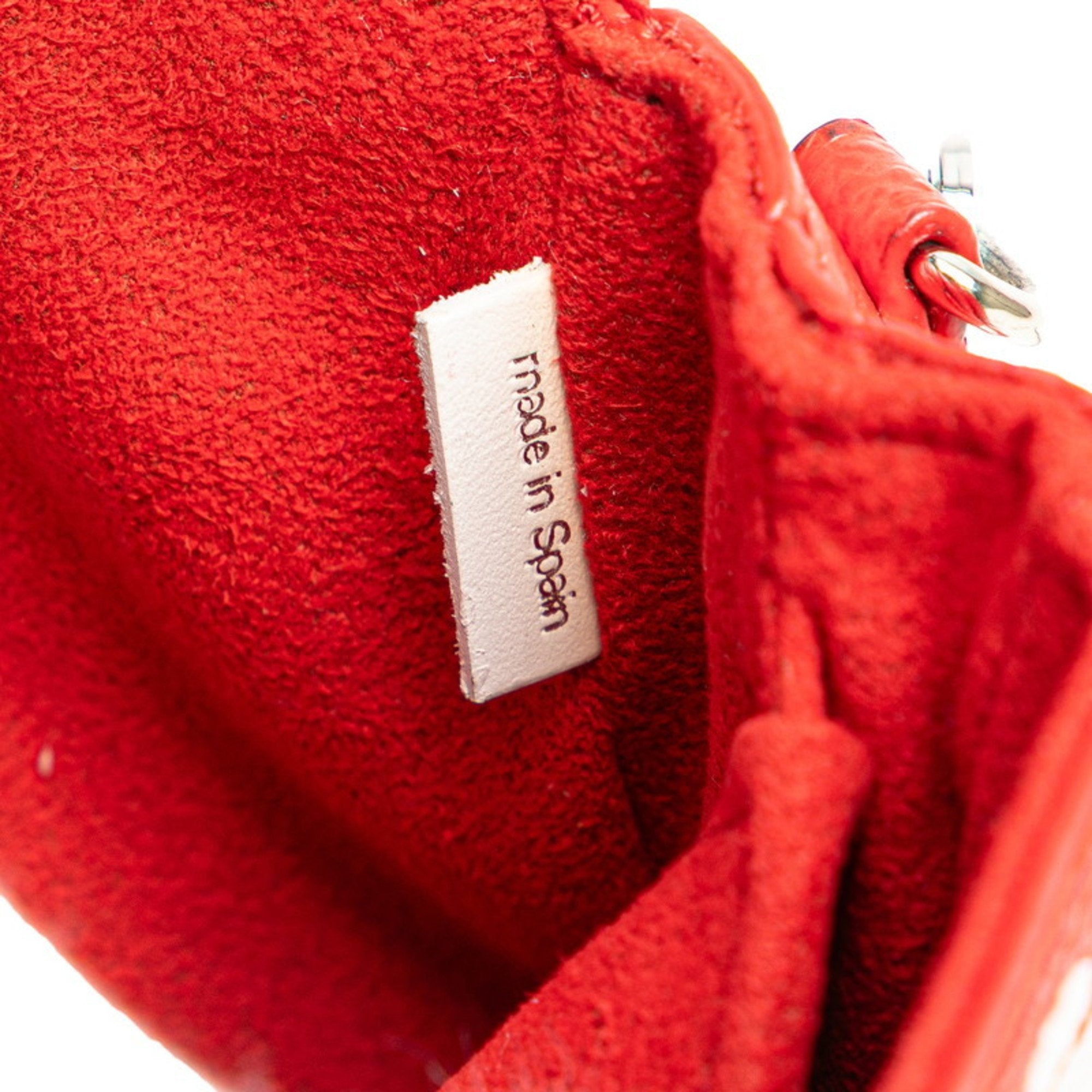 Louis Vuitton Yayoi Kusama Red Color White Leather Handbag Shoulder Bag