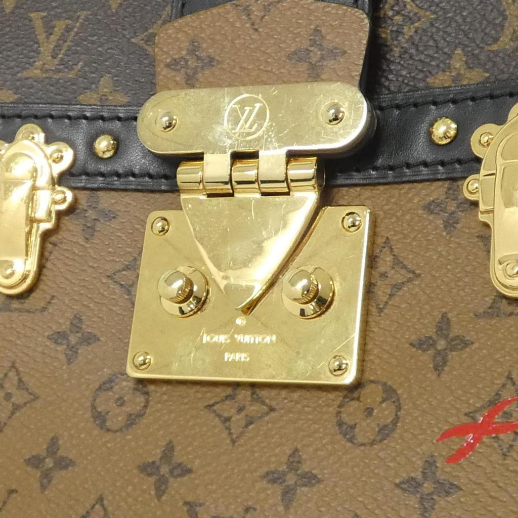 Louis Vuitton Marron Coated Canvas Shoulder Bag