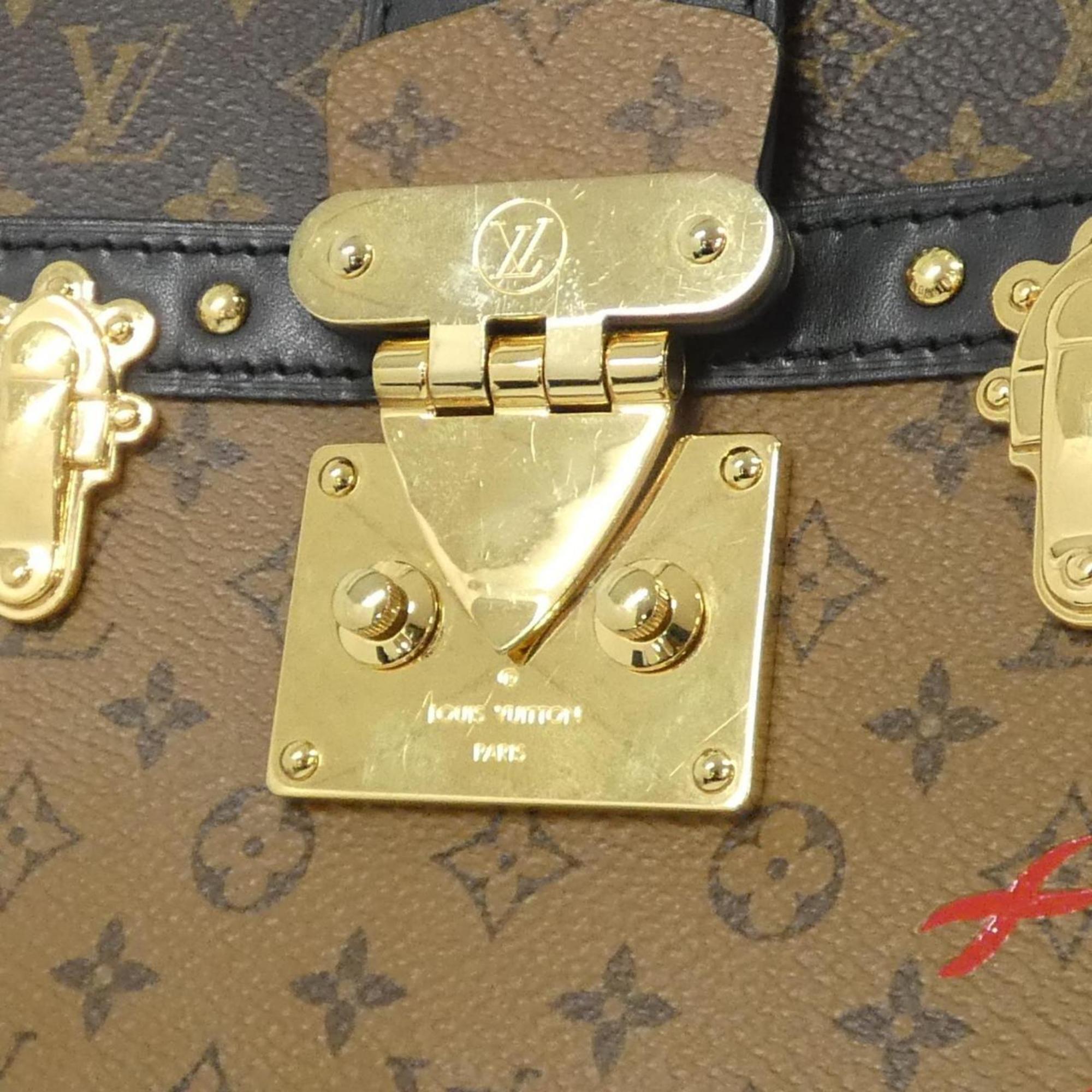 Louis Vuitton Marron Coated Canvas Shoulder Bag