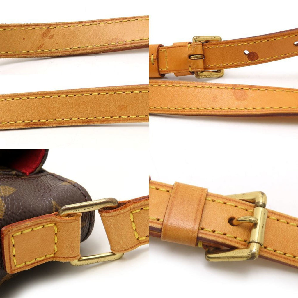 Louis Vuitton Brown Canvas Shoulder Bag