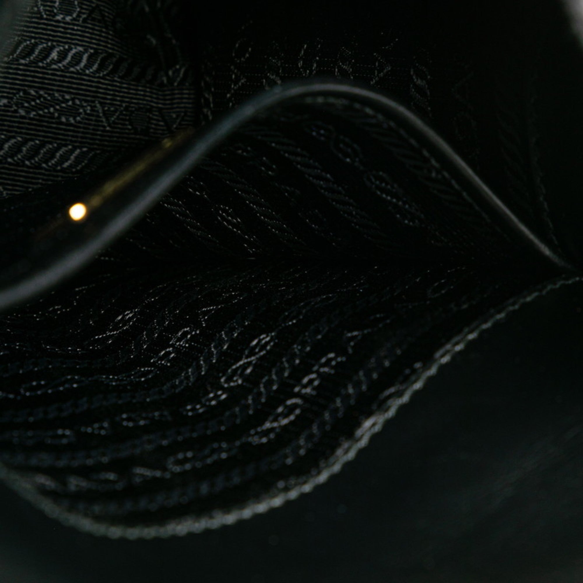 Prada Black Leather Shoulder Bag