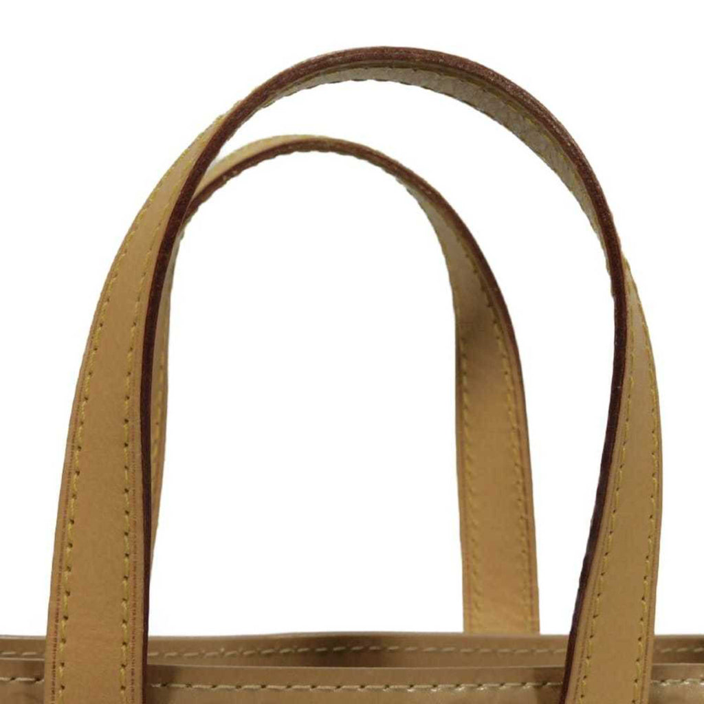Louis Vuitton Beige Noisette Monogram Vernis Handbag Tote Bag