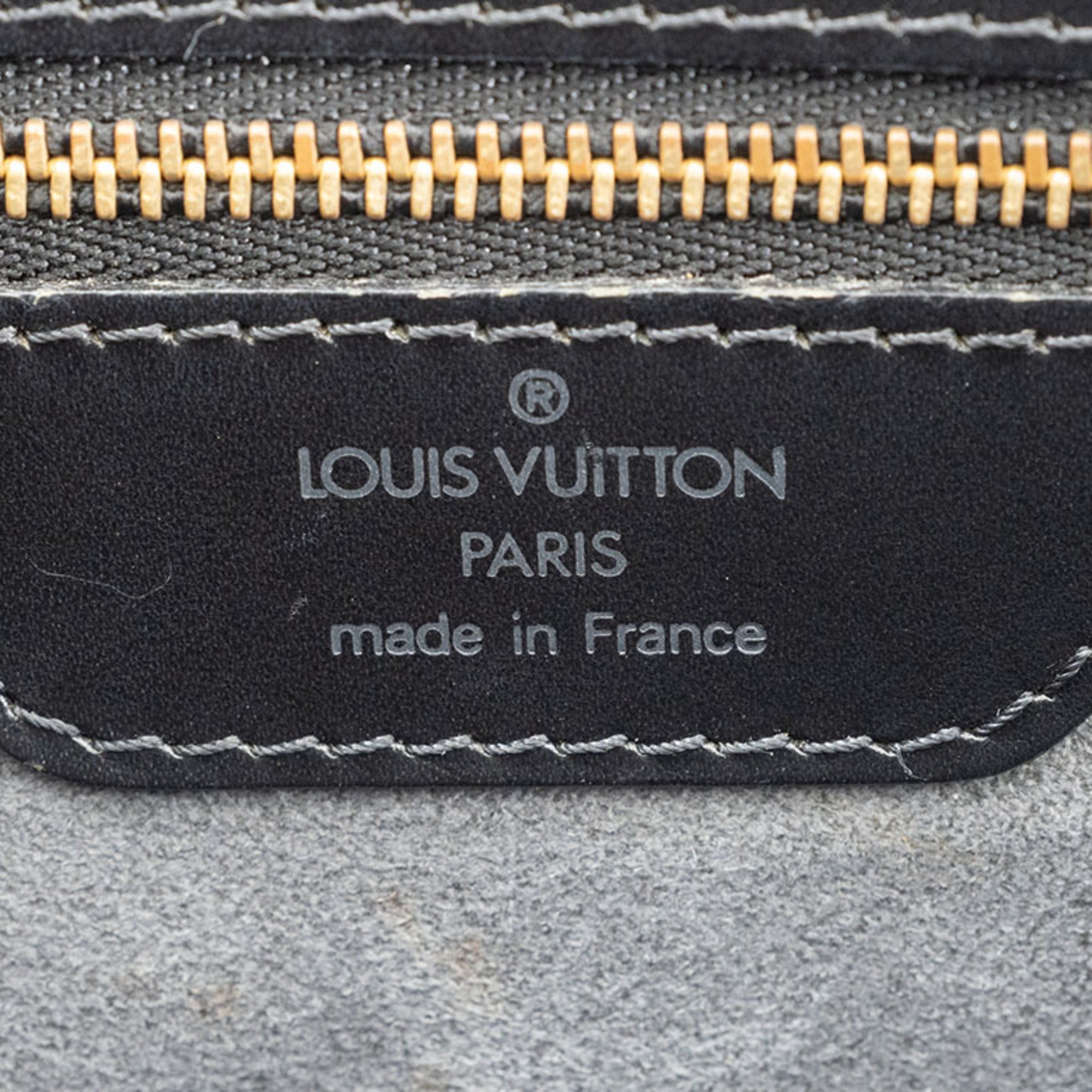 Louis Vuitton Epi Noir Epi Leather Shoulder Bag