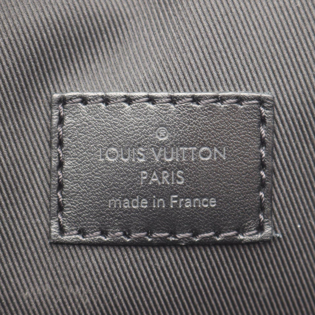 Louis Vuitton Black Leather Backpack