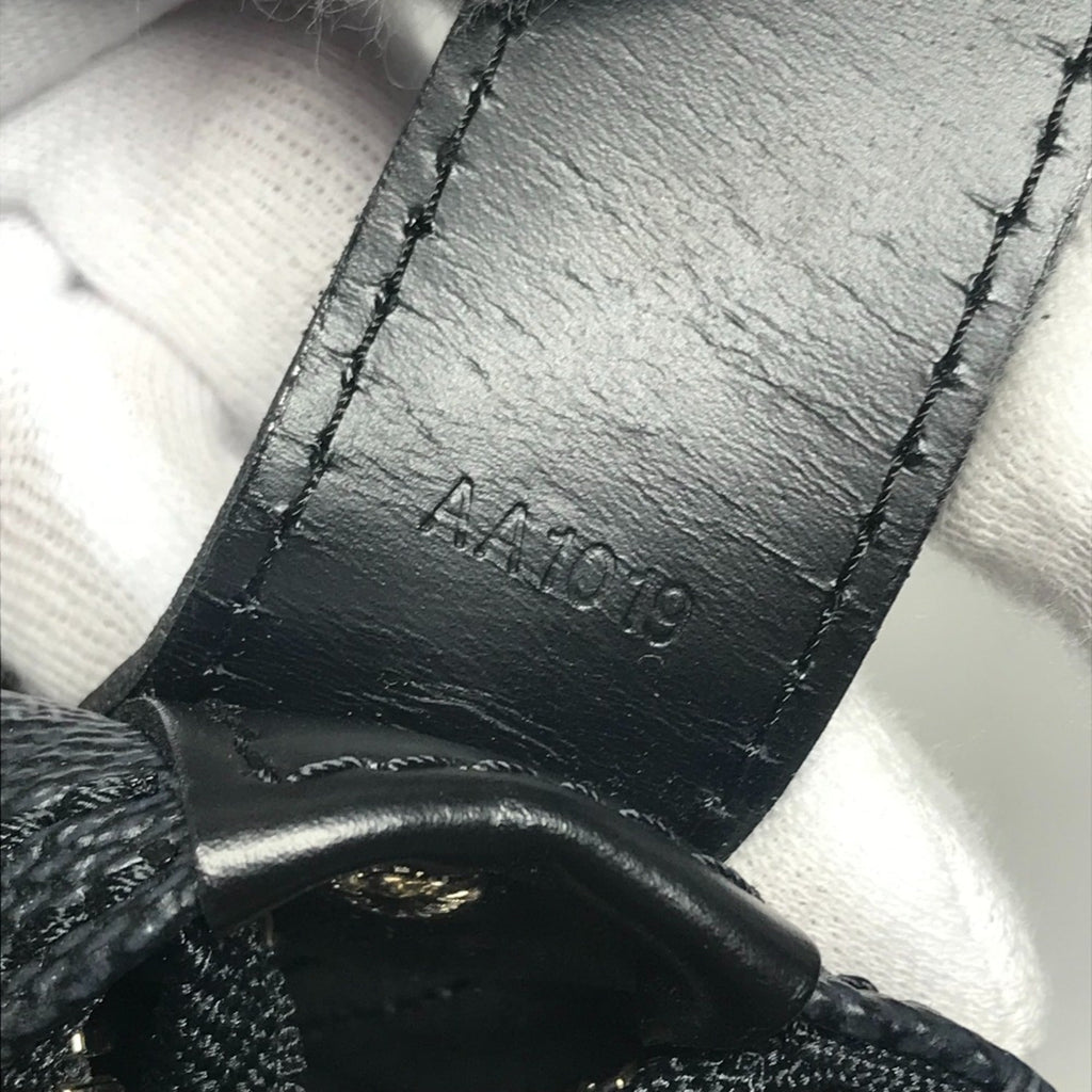 Louis Vuitton Black Damier Graphite Boston Bag Handbag