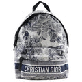 Christian Dior Black White Nylon Backpack (Pre-Owned)