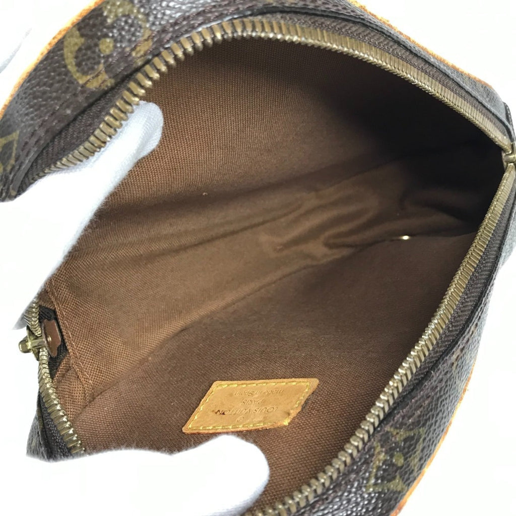 Louis Vuitton Brown Monogram Pochette Shoulder Bag Sling Bag