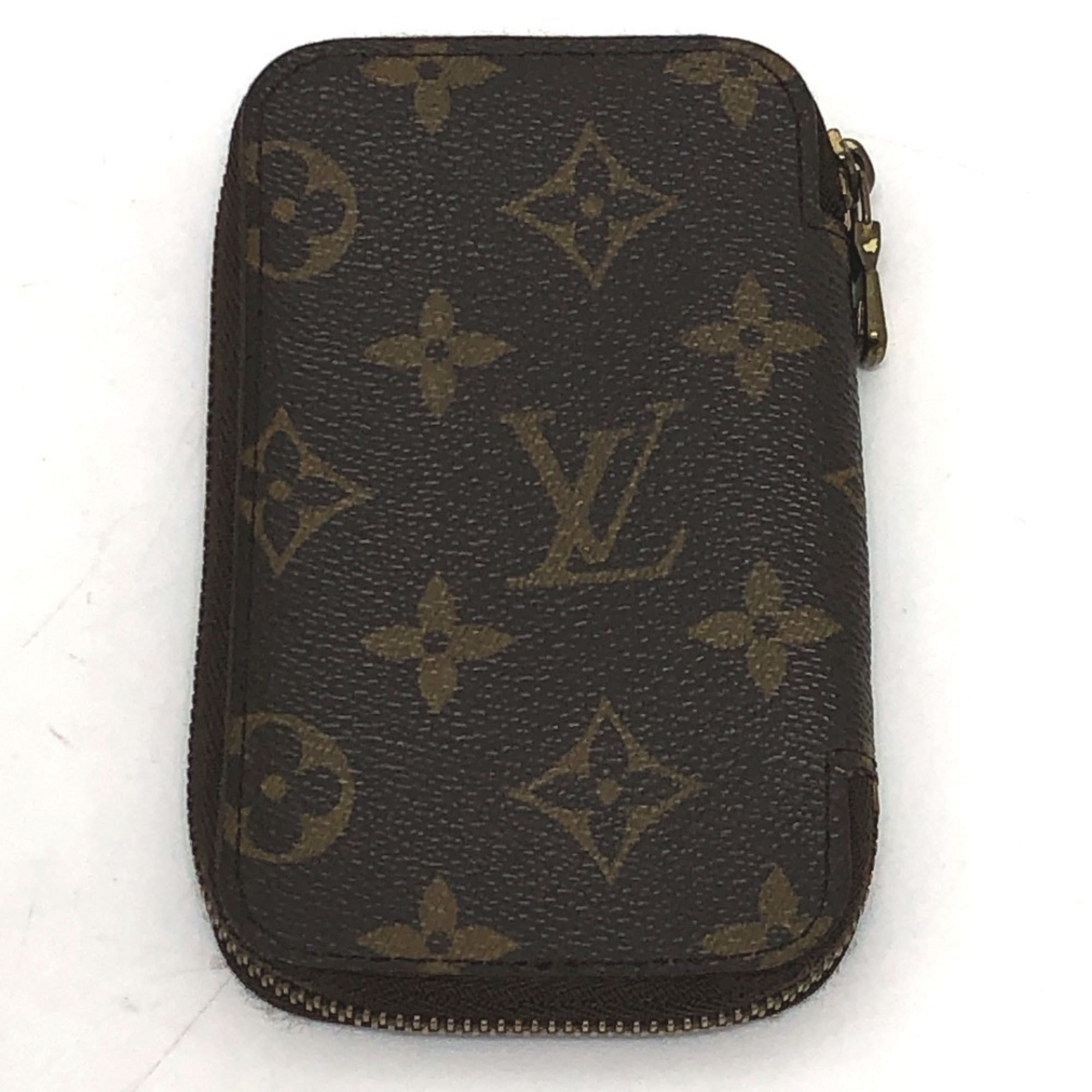 Louis Vuitton Black Brown Monogram Monogram Pochette