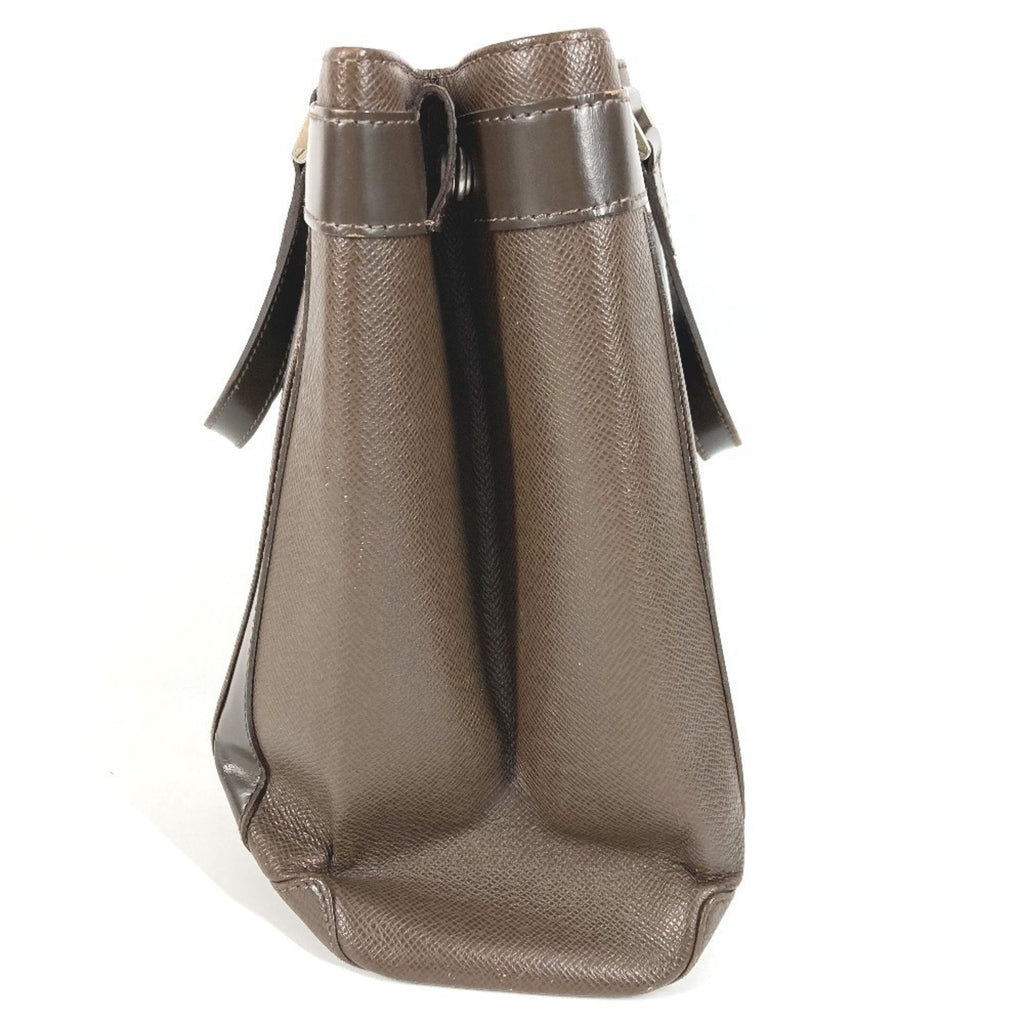 Louis Vuitton Brown Grizzly Taiga Leather Handbag Tote Bag