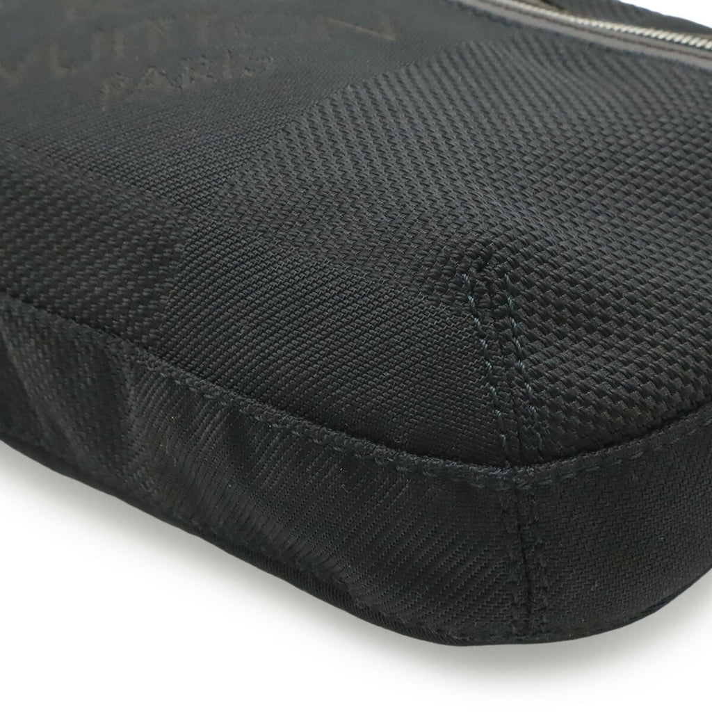 Louis Vuitton Black Canvas Sling Bag