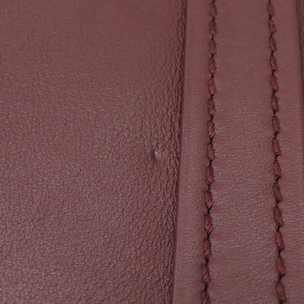 Balenciaga Bordeaux Leather Hand