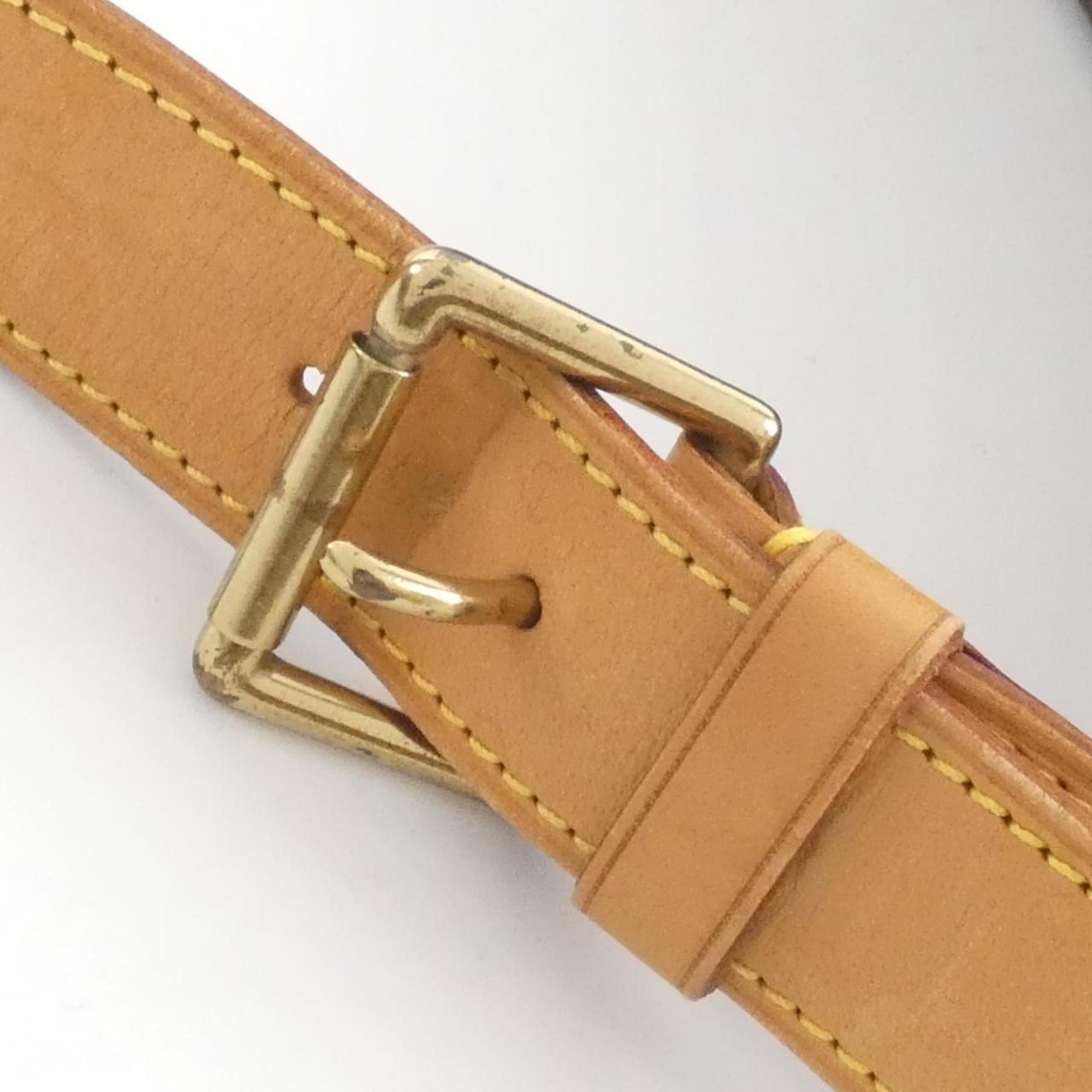 Louis Vuitton Marron Coated Canvas Shoulder Bag