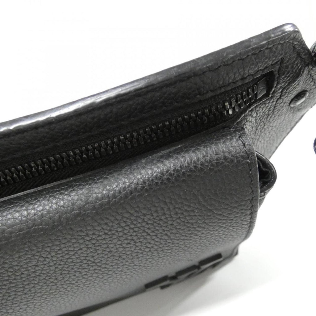Louis Vuitton Black Leather Shoulder Bag