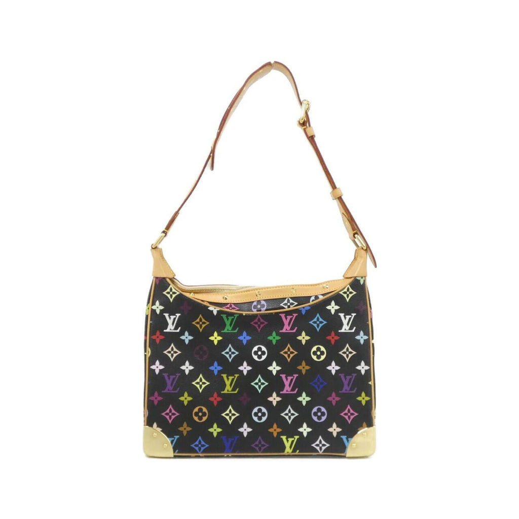 Louis Vuitton Black Multi-Color Coated Canvas Shoulder Bag